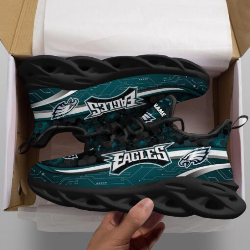 Philadelphia Eagles NFL Max Soul Shoes Sneakers For Men And Women