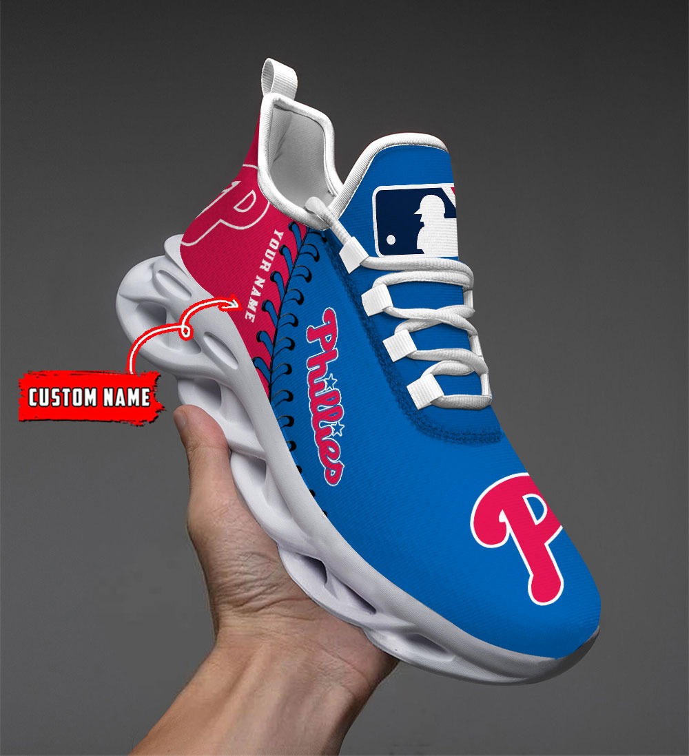 Philadelphia Phillies MLB Max Soul Shoes Sneakers For Men And Women