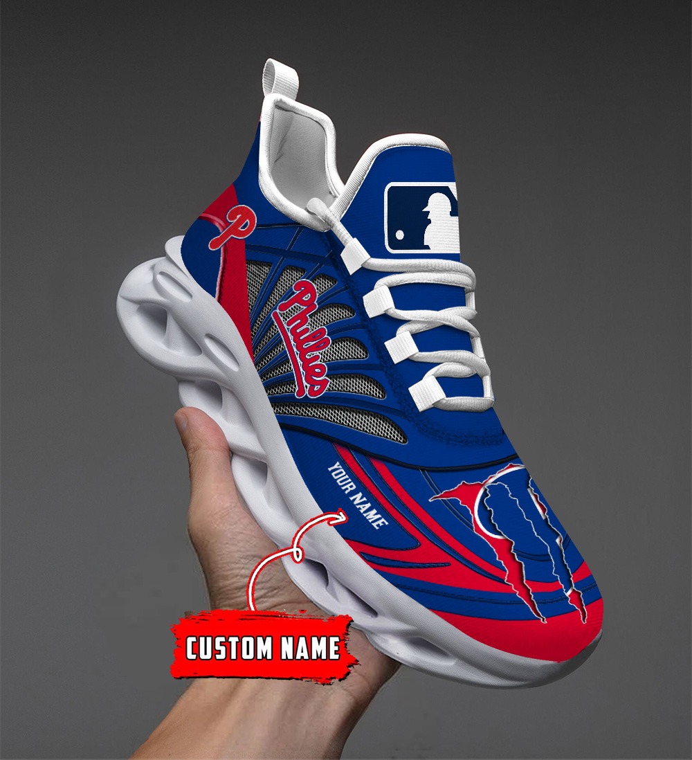 Philadelphia Phillies MLB Max Soul Shoes Sneakers For Men And Women