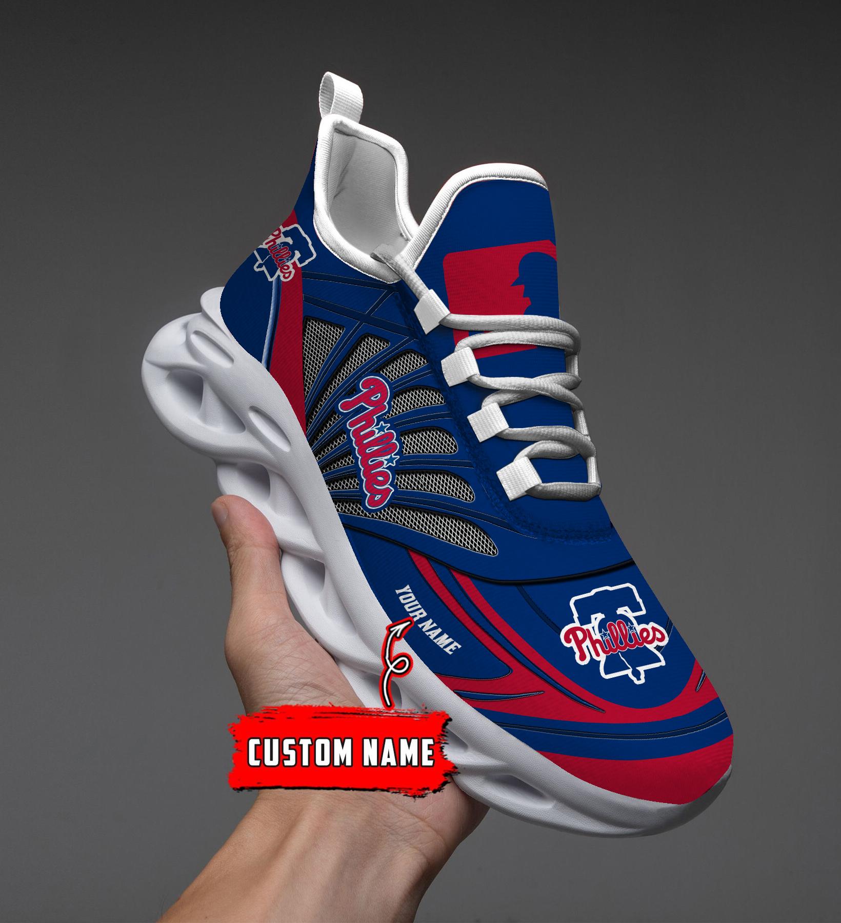 Philadelphia Phillies Max Soul Shoes Sneakers For Men And Women