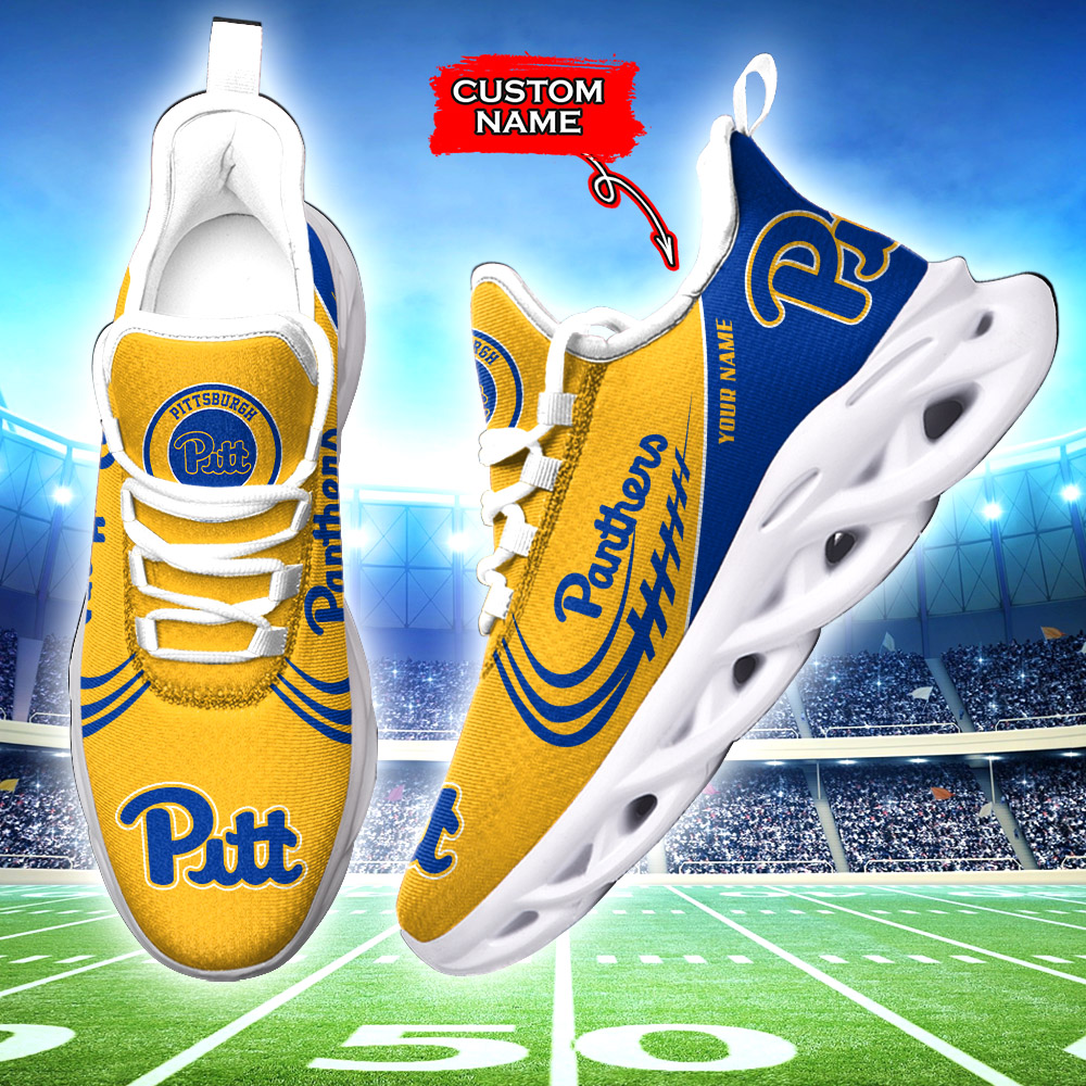 Pittsburgh Panthers NCAA Max Soul Shoes Sneakers For Men And Women