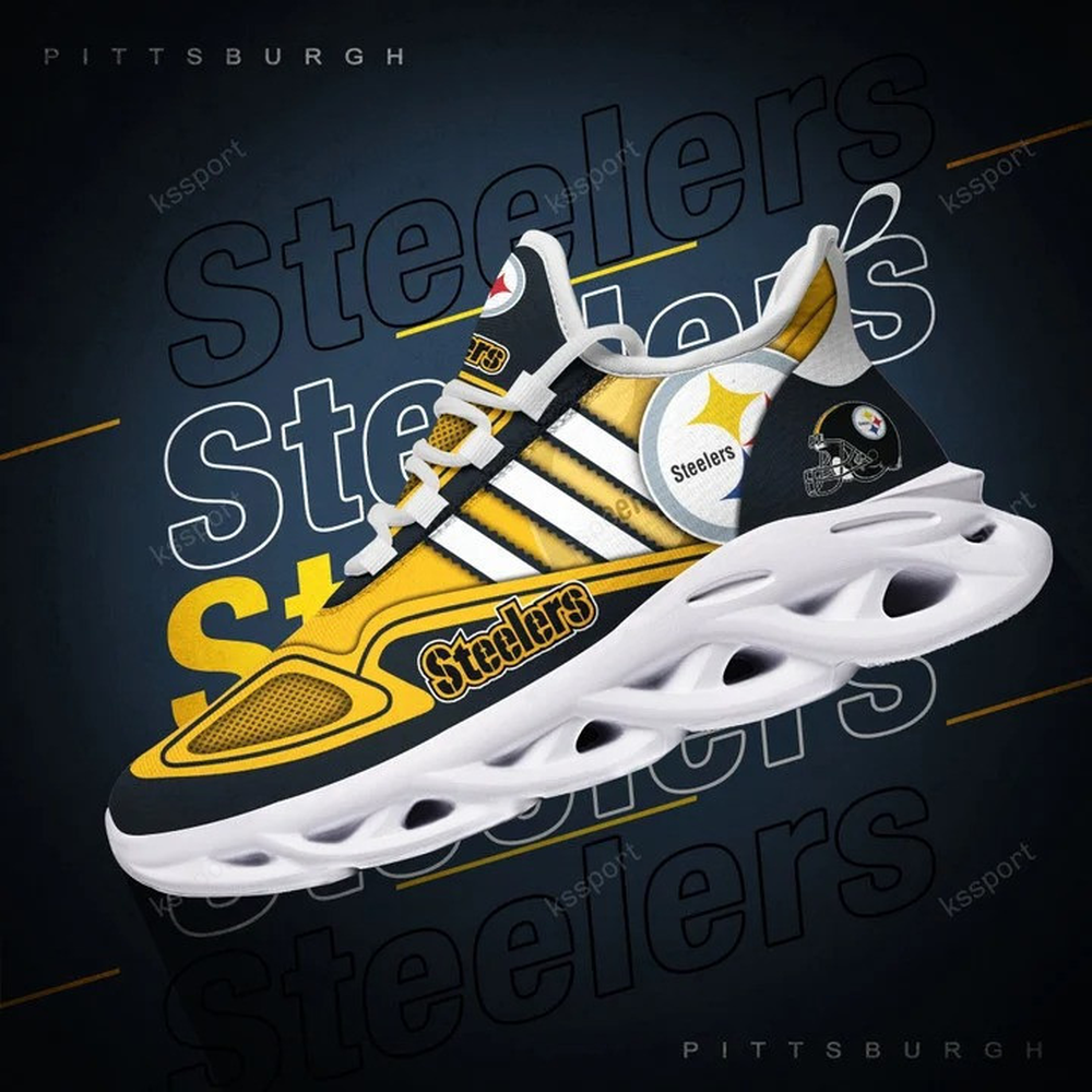 Pittsburgh Steelers Max Soul Shoes Sneakers For Men And Women
