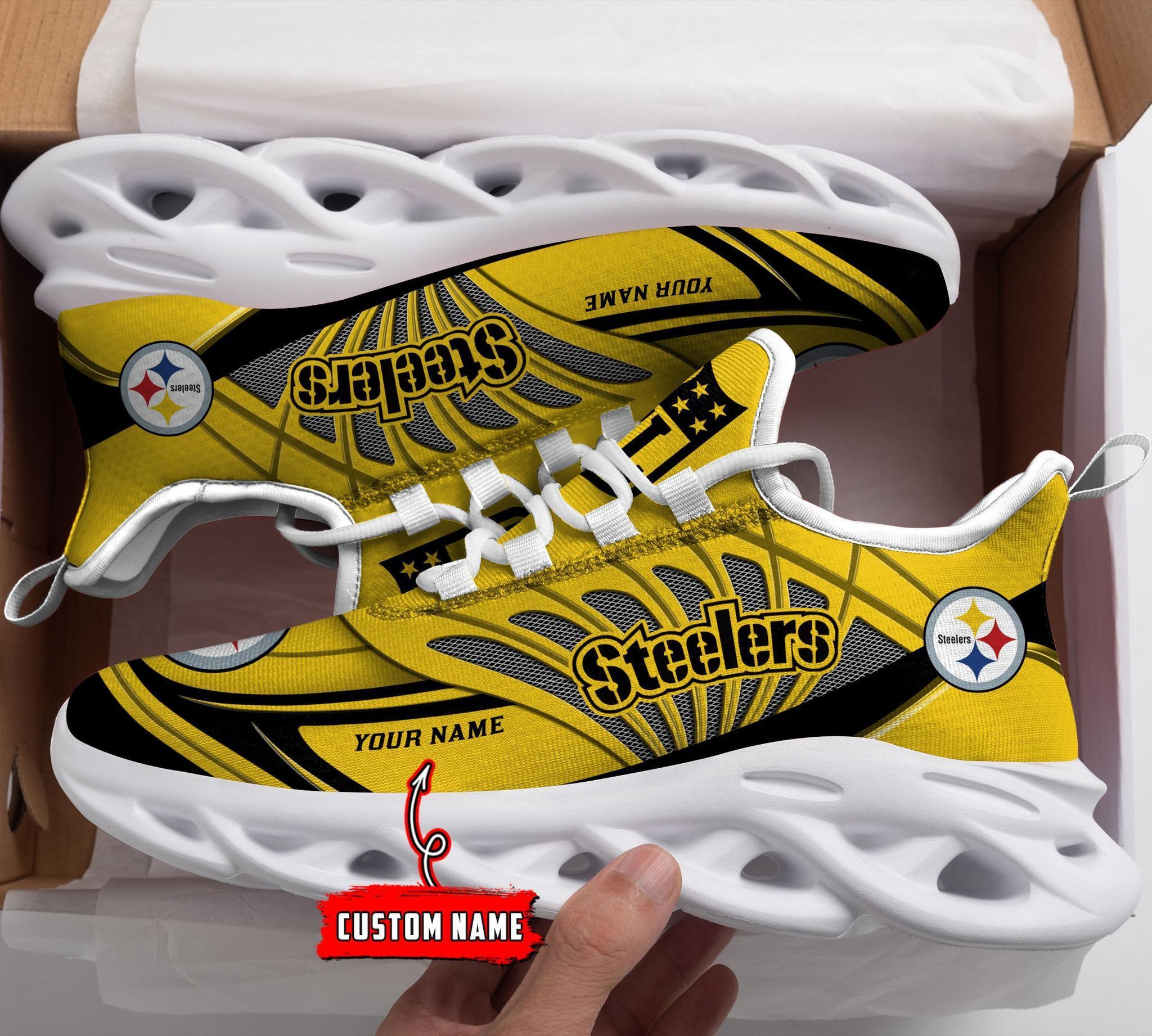 Pittsburgh Steelers Max Soul Shoes Sneakers For Men And Women