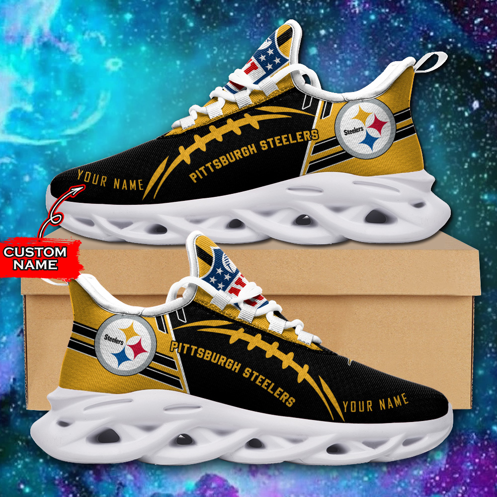 Pittsburgh Steelers Max Soul Shoes Sneakers For Men And Women