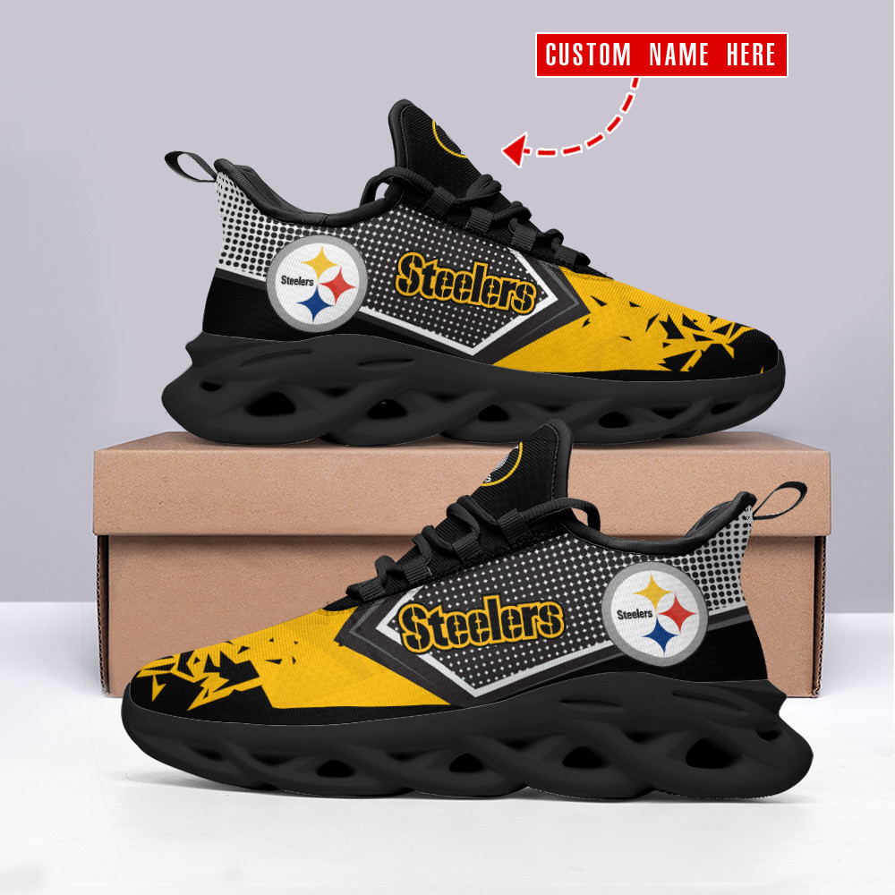 Pittsburgh Steelers Max Soul Shoes Sneakers For Men And Women