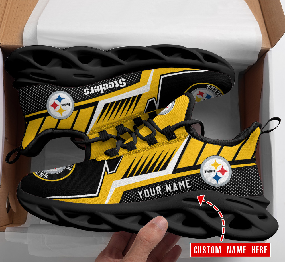 Pittsburgh Steelers Max Soul Shoes Sneakers For Men And Women