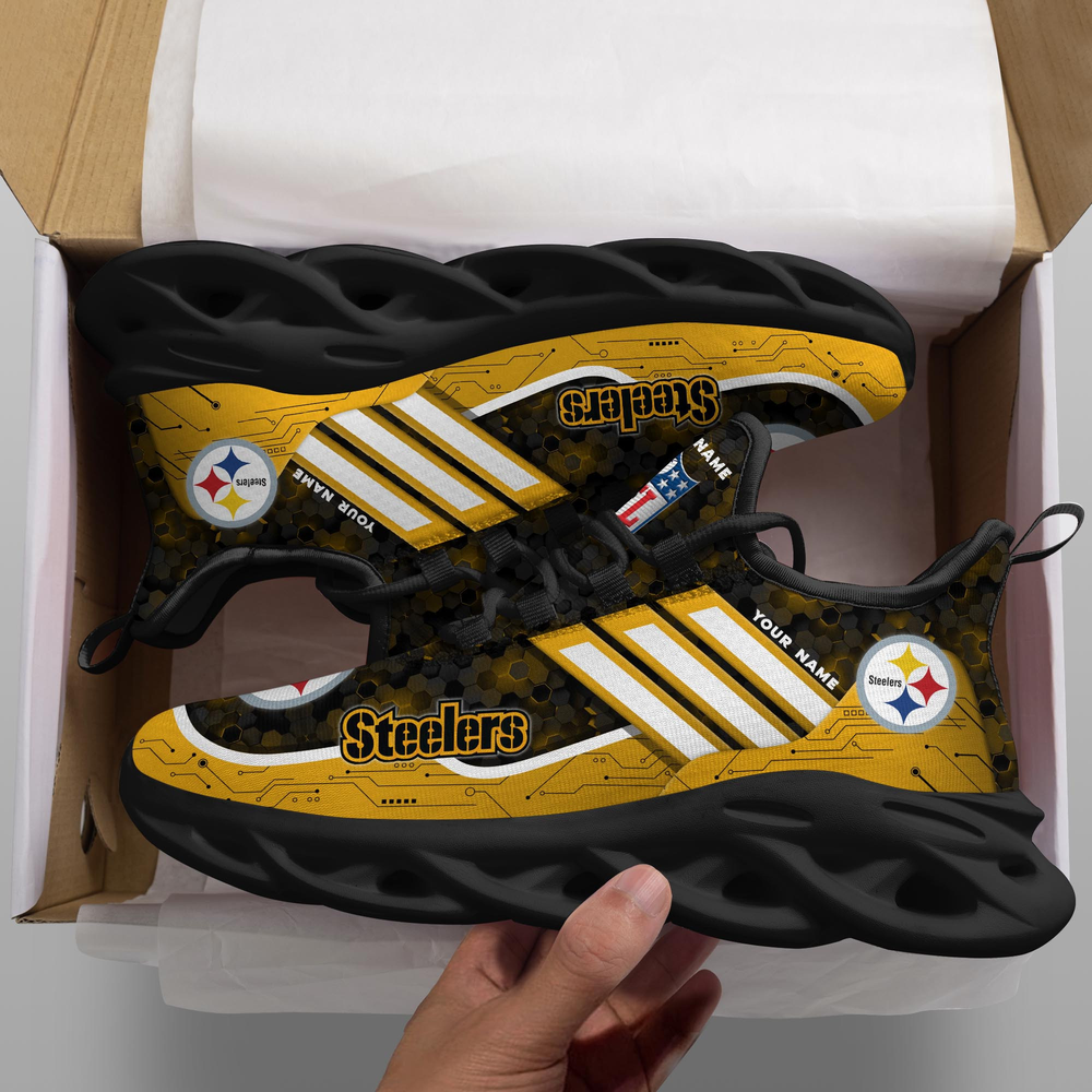 Pittsburgh Steelers Max Soul Shoes Sneakers For Men And Women