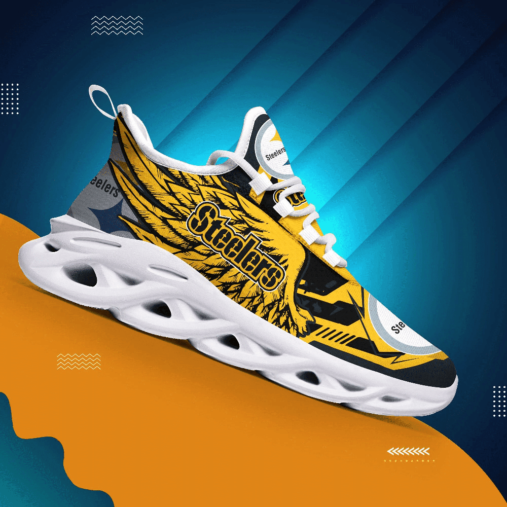 Pittsburgh Steelers Max Soul Shoes Sneakers For Men And Women