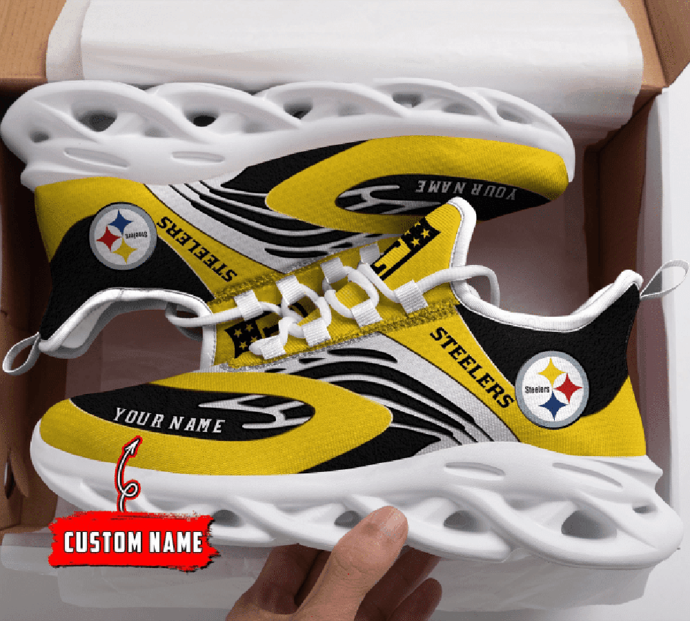 Pittsburgh Steelers Max Soul Shoes Sneakers For Men And Women
