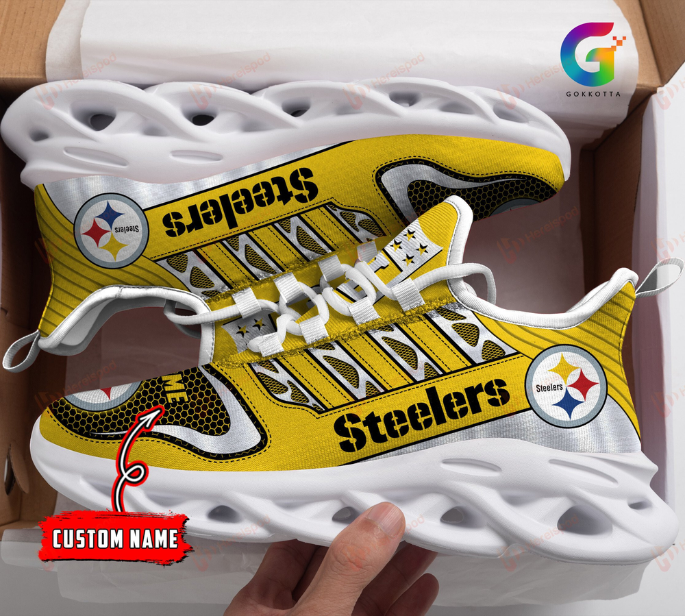 Pittsburgh Steelers Max Soul Shoes Sneakers For Men And Women