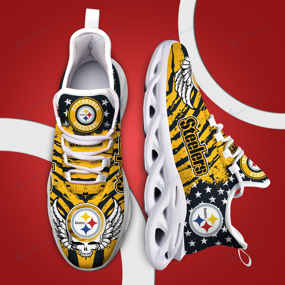 Pittsburgh Steelers Max Soul Shoes Sneakers For Men And Women