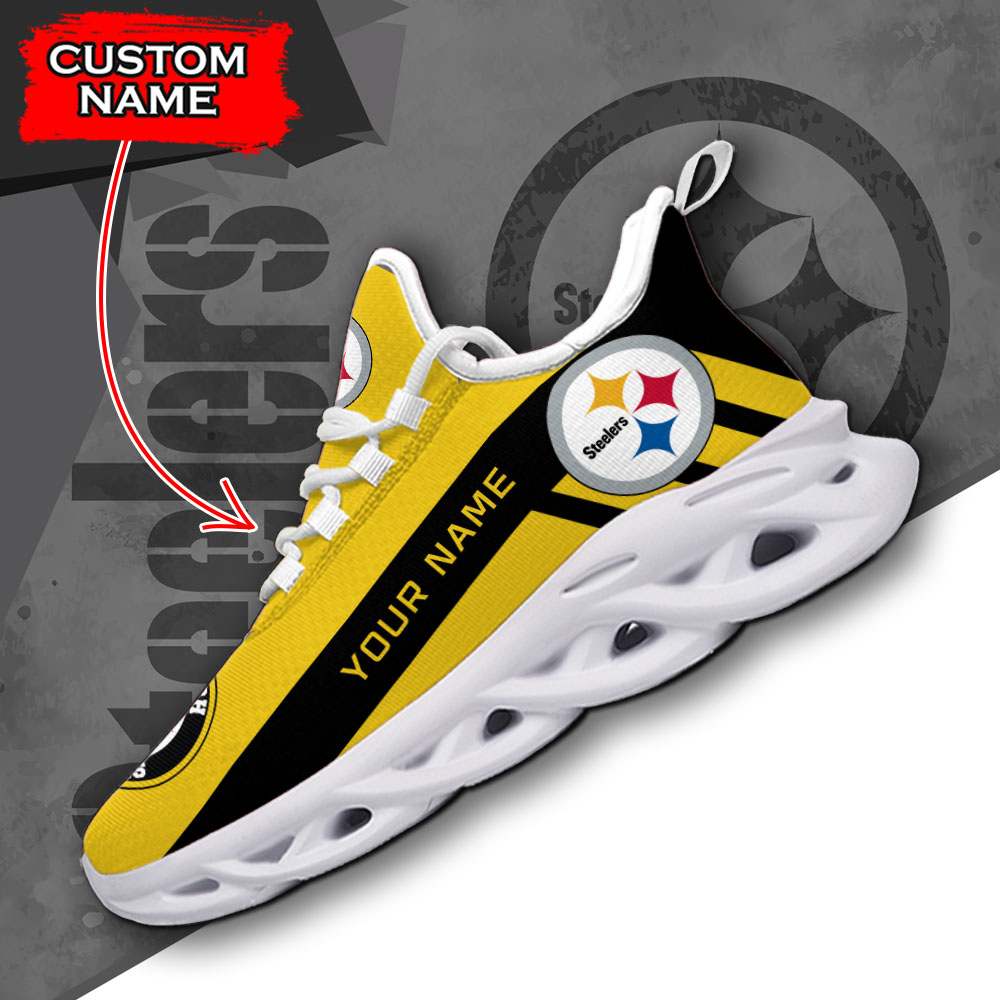 Pittsburgh Steelers NFL Max Soul Shoes Sneakers For Men And Women
