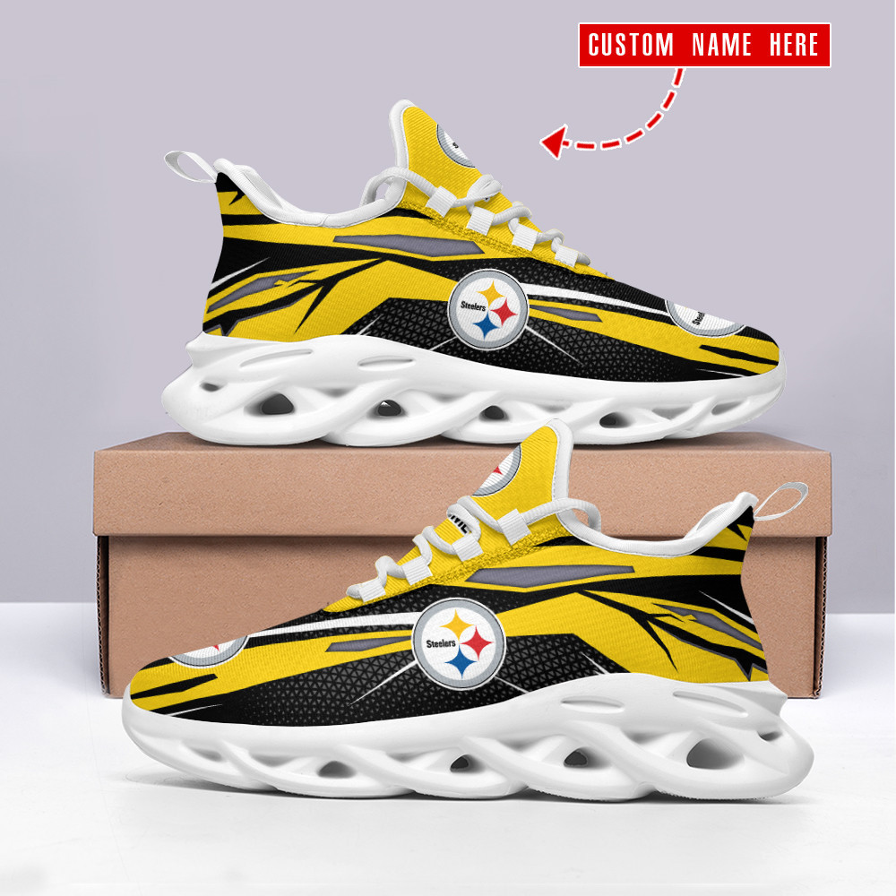 Pittsburgh Steelers NFL Max Soul Shoes Sneakers For Men And Women