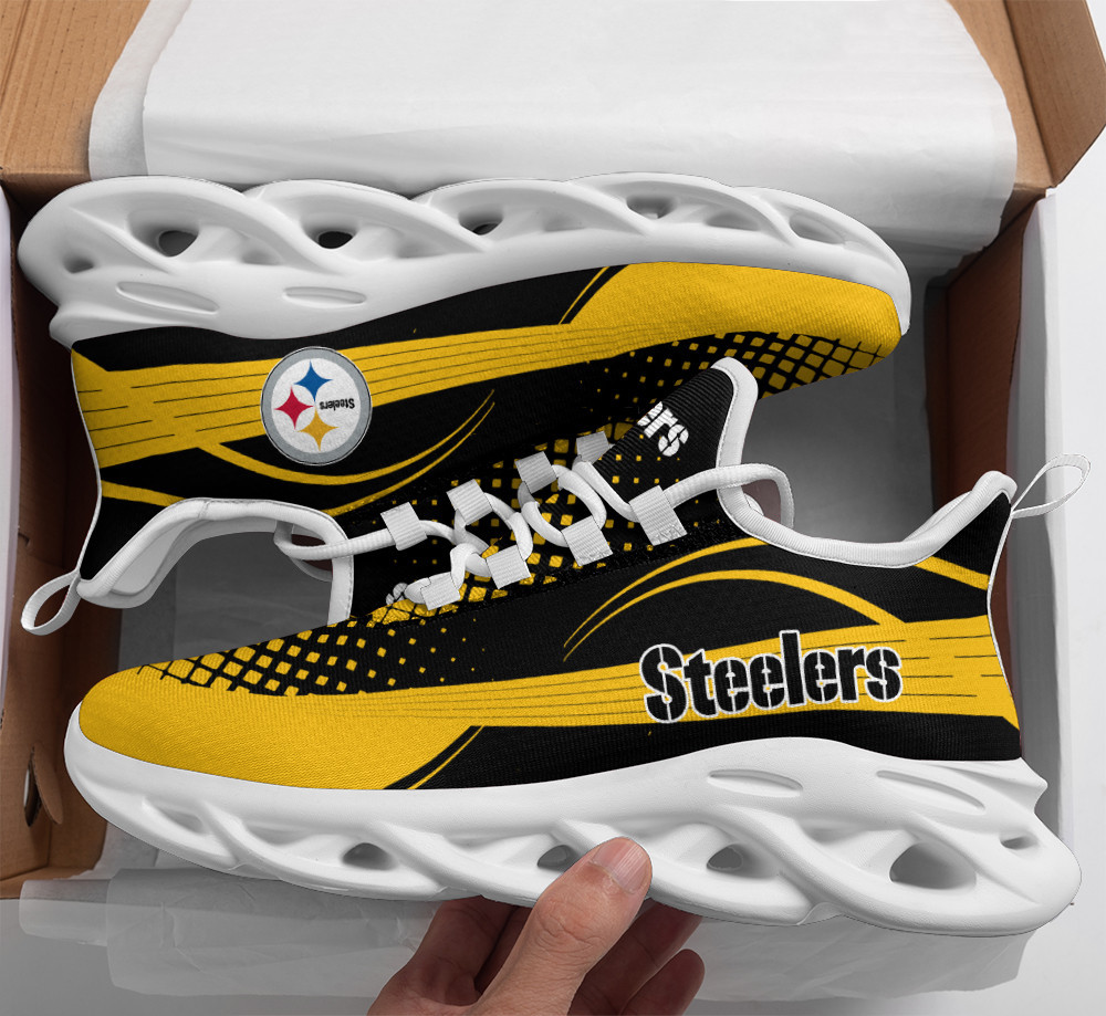 Pittsburgh Steelers NFL Max Soul Shoes Sneakers For Men And Women