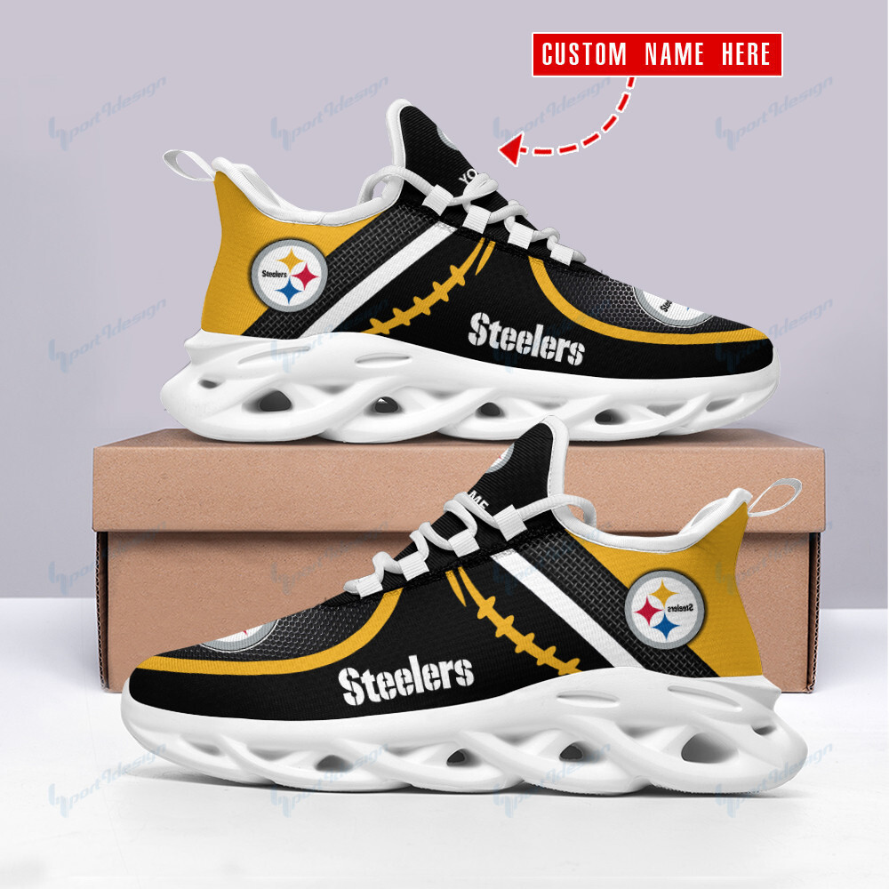Pittsburgh Steelers NFL Max Soul Shoes Sneakers For Men And Women