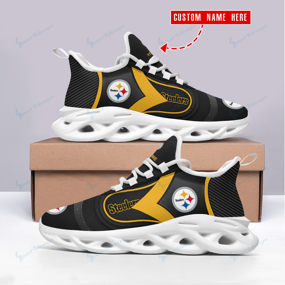 Pittsburgh Steelers NFL Max Soul Shoes Sneakers For Men And Women