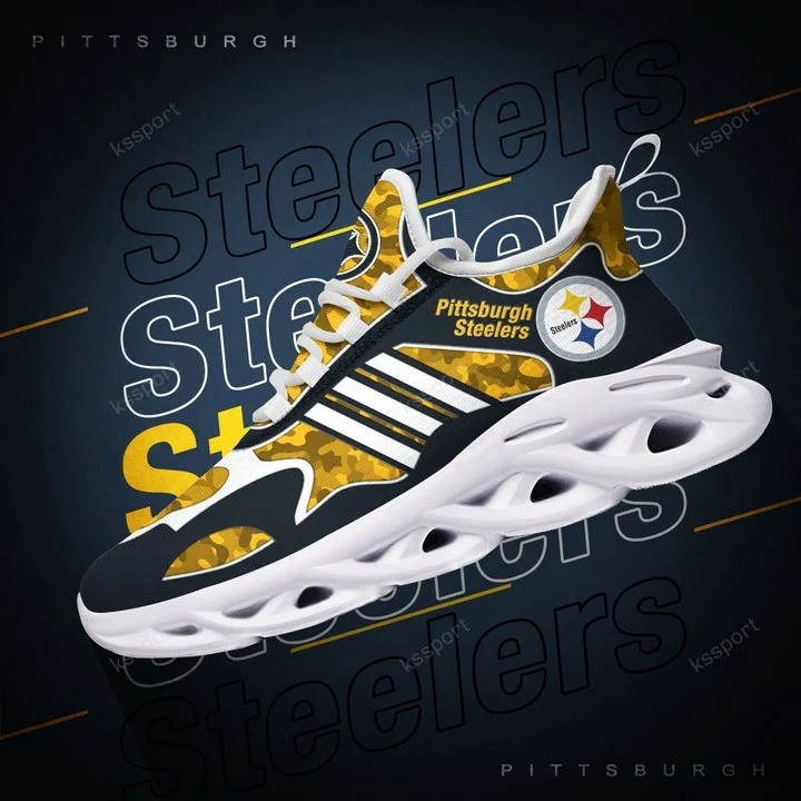 Pittsburgh Steelers NFL Max Soul Shoes Sneakers For Men And Women