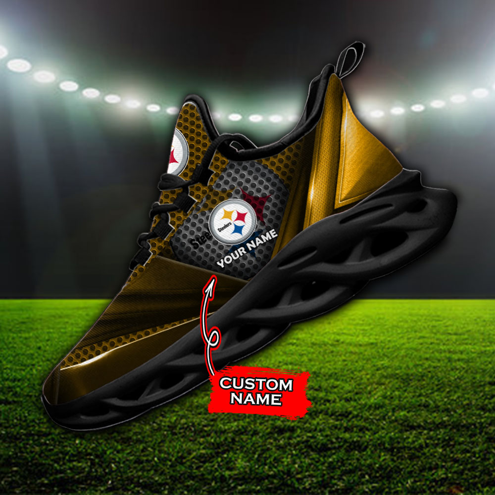 Pittsburgh Steelers NFL Max Soul Shoes Sneakers For Men And Women