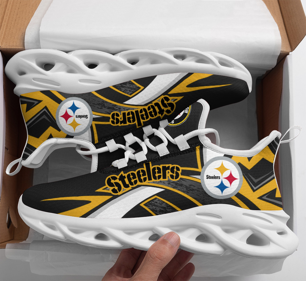 Pittsburgh Steelers NFL Max Soul Shoes Sneakers For Men And Women