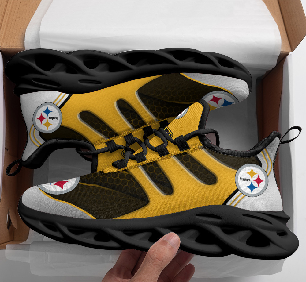 Pittsburgh Steelers NFL Max Soul Shoes Sneakers For Men And Women