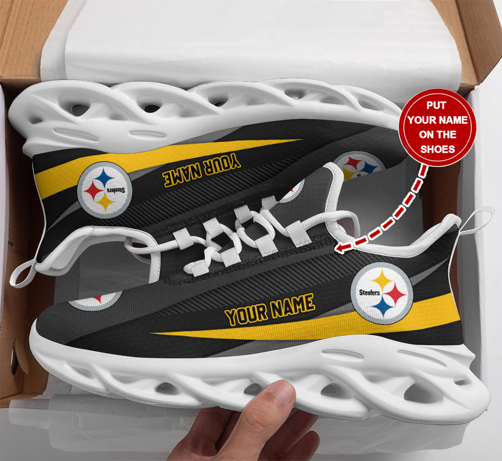 Pittsburgh Steelers NFL Max Soul Shoes Sneakers For Men And Women