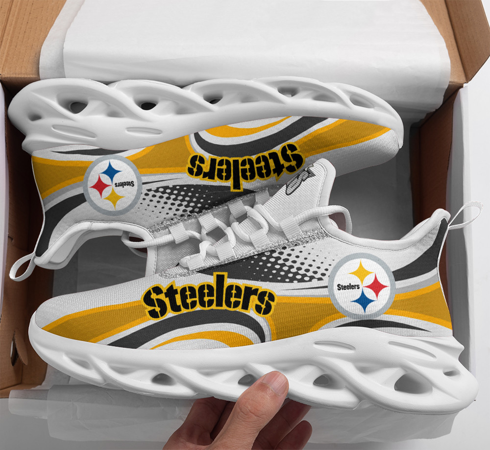 Pittsburgh Steelers NFL Max Soul Shoes Sneakers For Men And Women