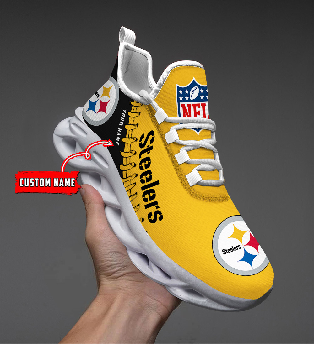 Pittsburgh Steelers NFL Max Soul Shoes Sneakers For Men And Women
