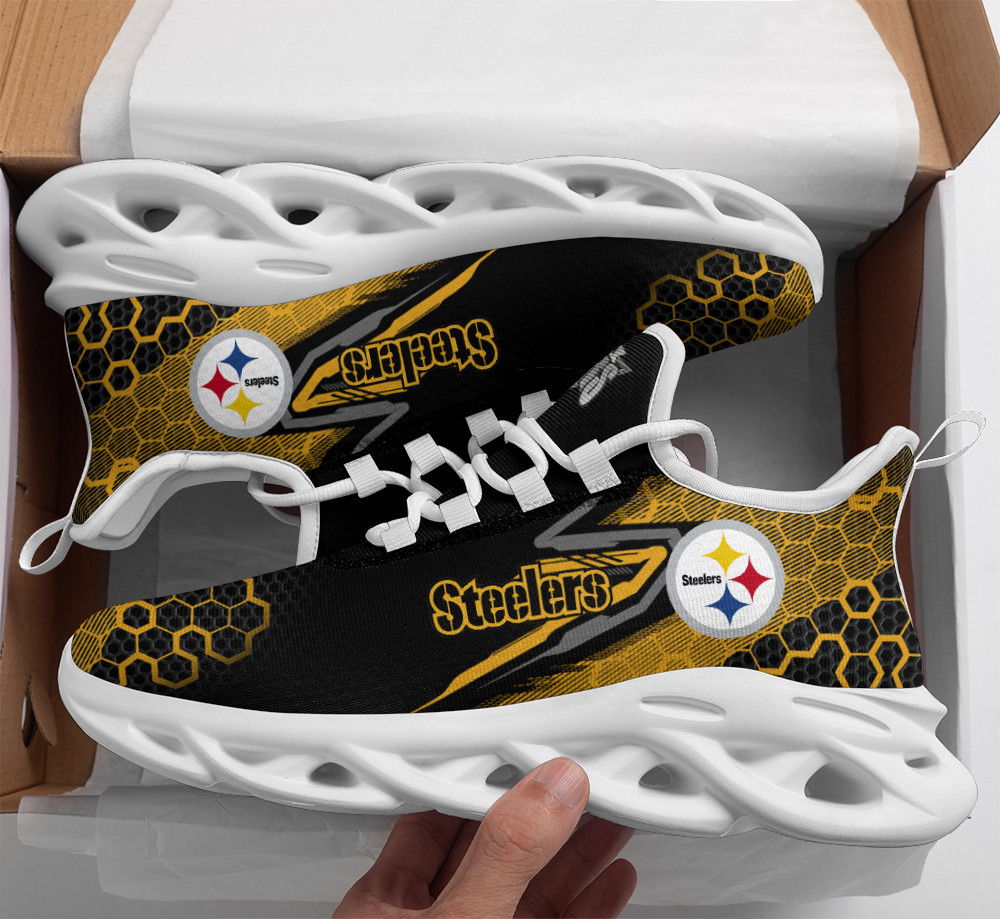 Pittsburgh Steelers NFL Max Soul Shoes Sneakers For Men And Women