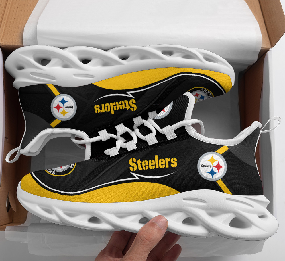Pittsburgh Steelers NFL Max Soul Shoes Sneakers For Men And Women