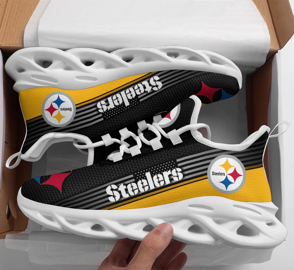Pittsburgh Steelers NFL Max Soul Shoes Sneakers For Men And Women