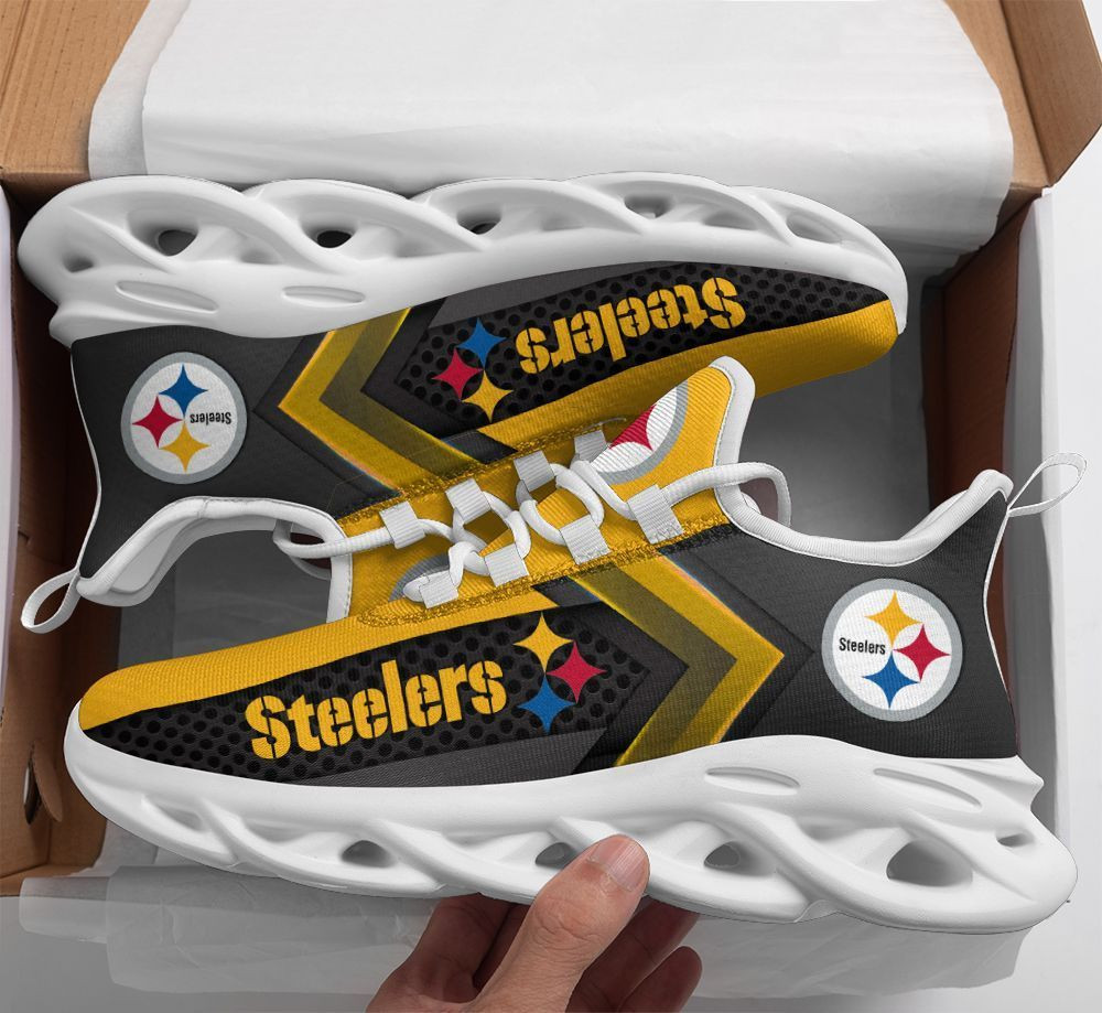 Pittsburgh Steelers NFL Max Soul Shoes Sneakers For Men And Women