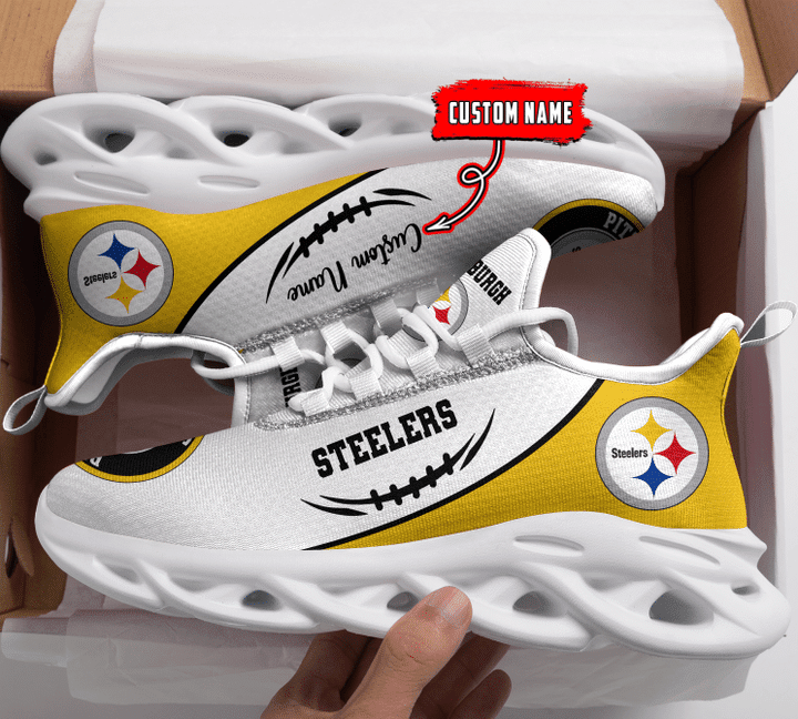 Pittsburgh Steelers NFL Max Soul Shoes Sneakers For Men And Women