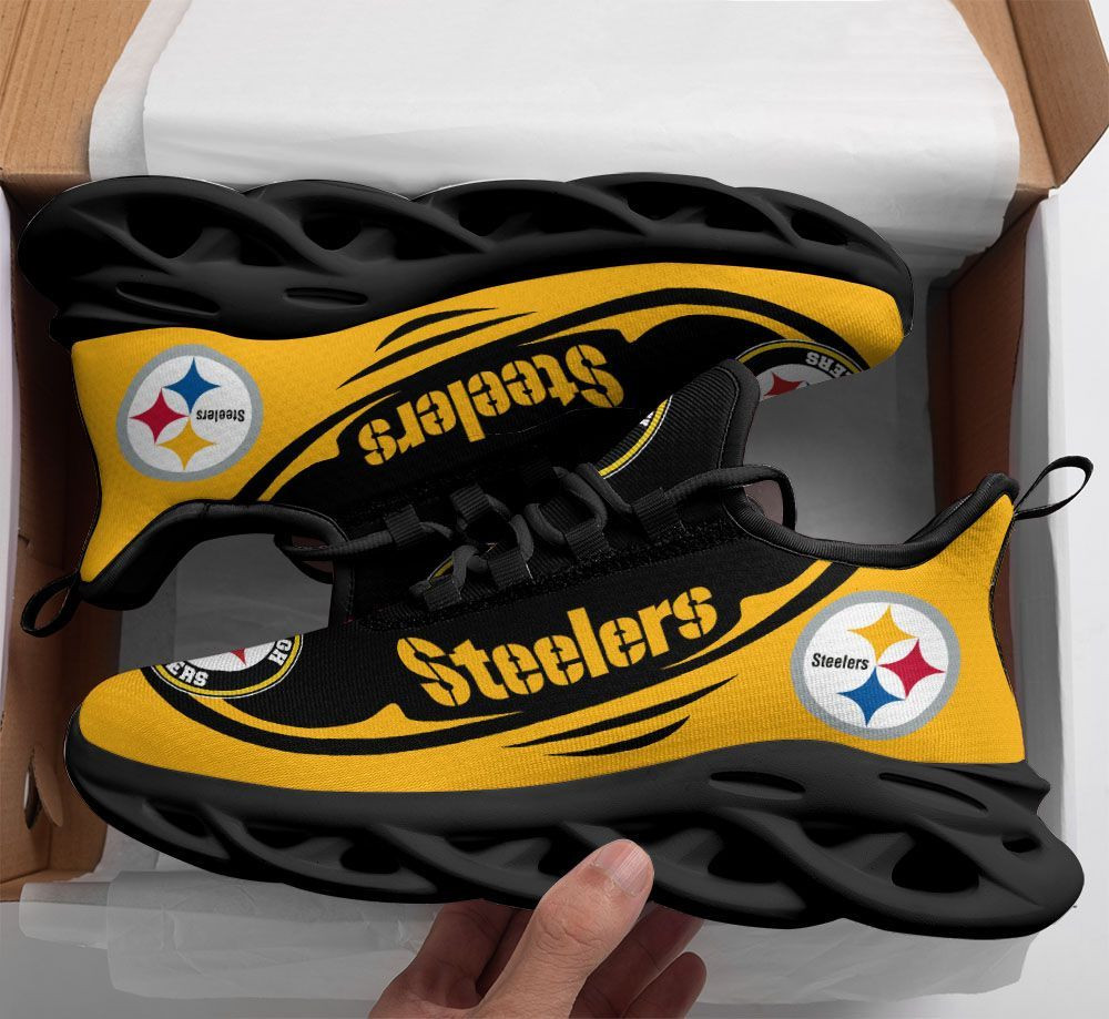 Pittsburgh Steelers NFL Max Soul Shoes Sneakers For Men And Women