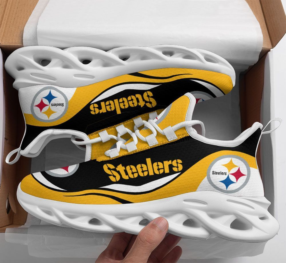 Pittsburgh Steelers NFL Max Soul Shoes Sneakers For Men And Women
