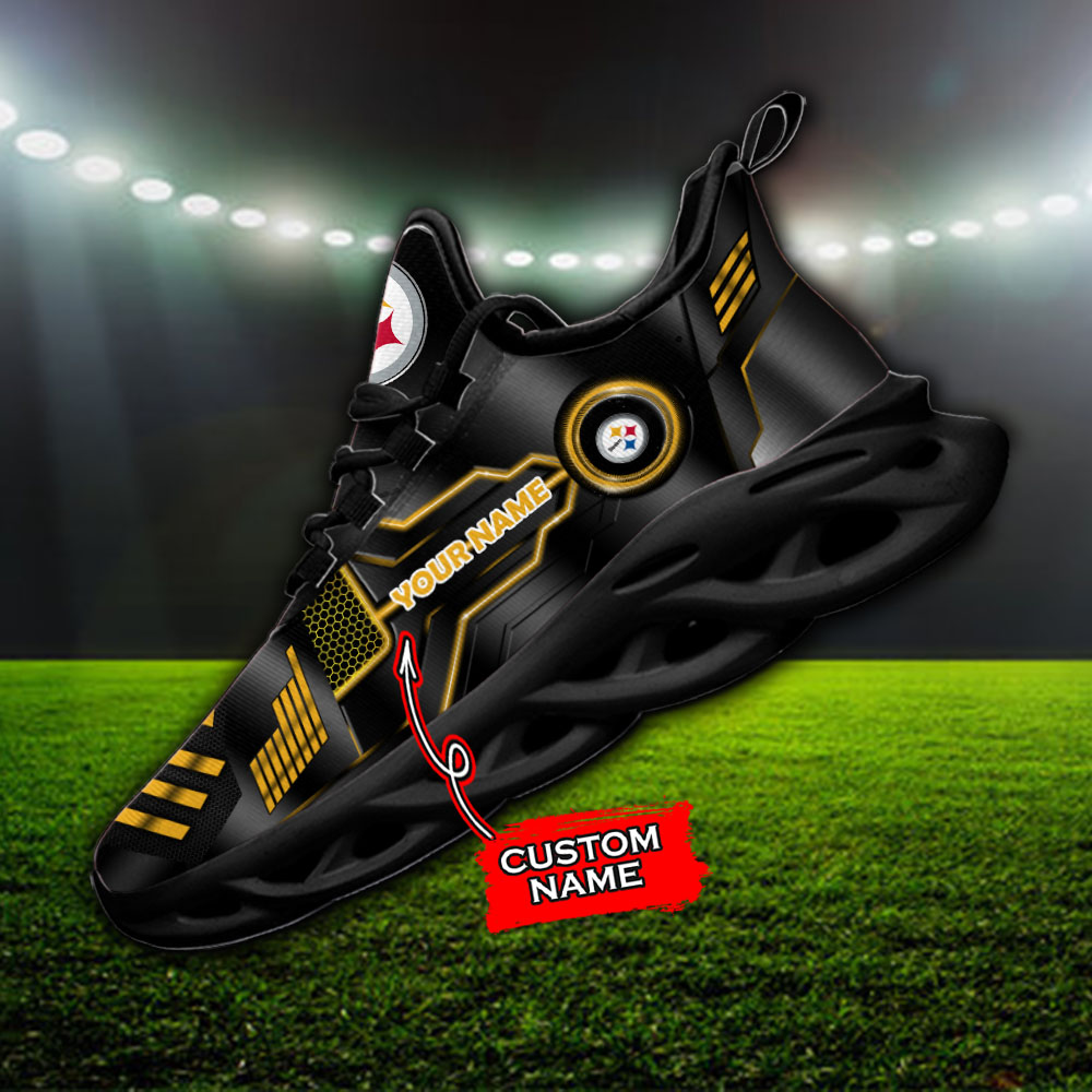 Pittsburgh Steelers NFL Max Soul Shoes Sneakers For Men And Women