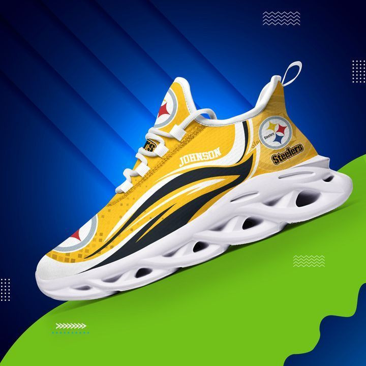 Pittsburgh Steelers NFL Max Soul Shoes Sneakers For Men And Women