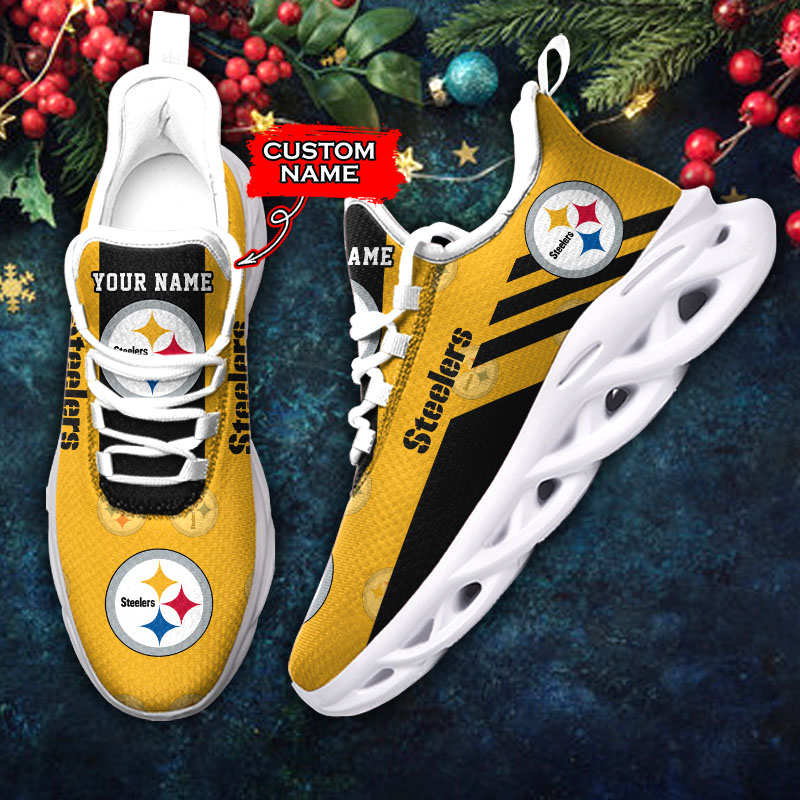 Pittsburgh Steelers NFL Max Soul Shoes Sneakers For Men And Women
