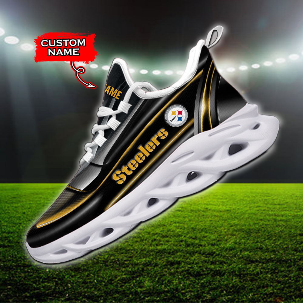 Pittsburgh Steelers NFL Max Soul Shoes Sneakers For Men And Women