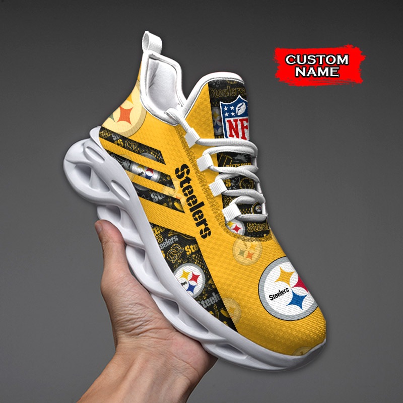 Pittsburgh Steelers NFL Max Soul Shoes Sneakers For Men And Women