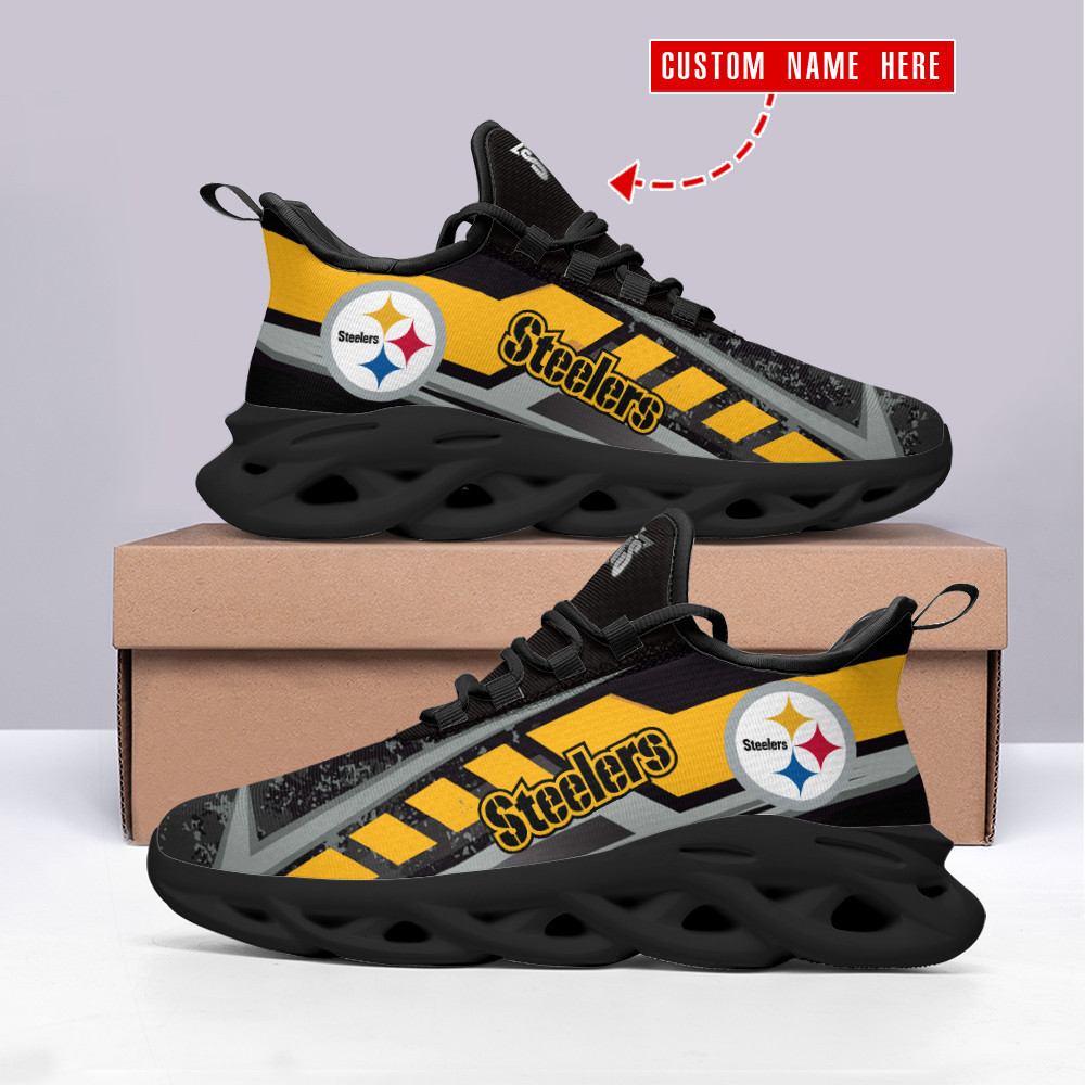 Pittsburgh Steelers NFL Max Soul Shoes Sneakers For Men And Women
