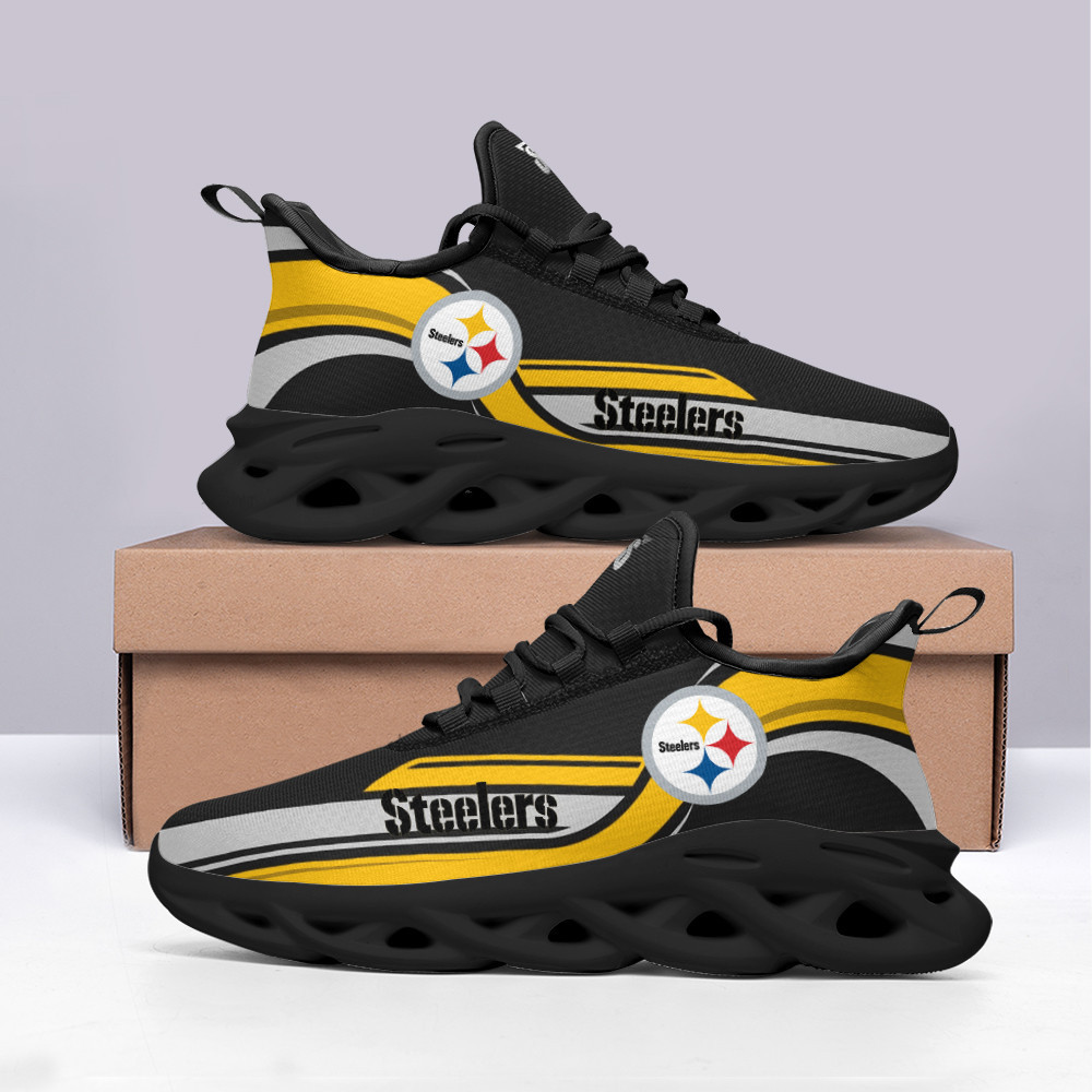 Pittsburgh Steelers NFL Max Soul Shoes Sneakers For Men And Women