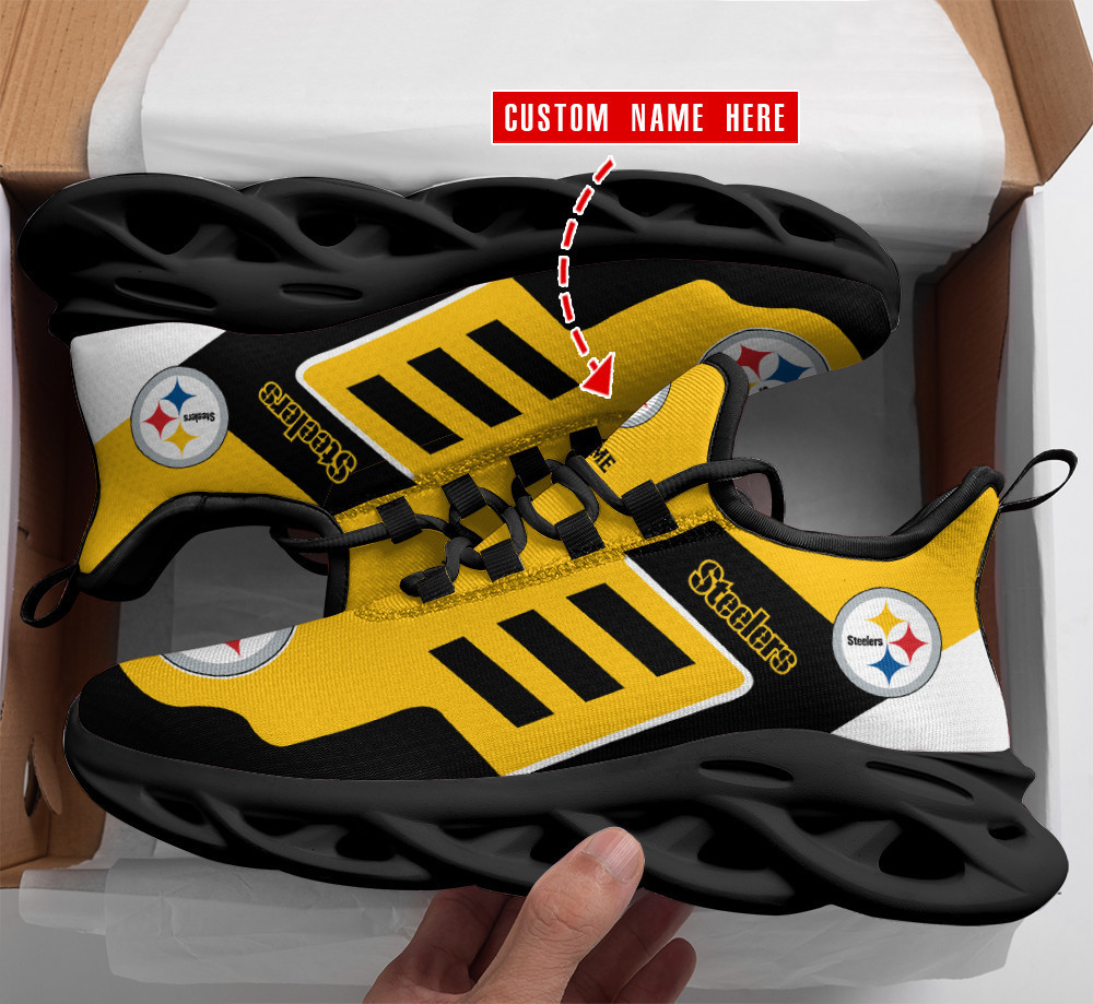 Pittsburgh Steelers NFL Max Soul Shoes Sneakers For Men And Women