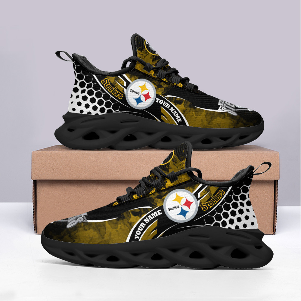 Pittsburgh Steelers NFL Max Soul Shoes Sneakers For Men And Women