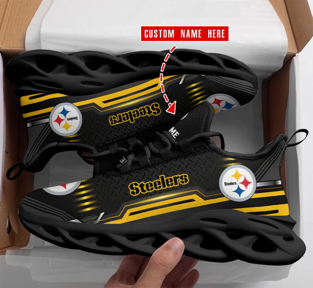 Pittsburgh Steelers NFL Max Soul Shoes Sneakers For Men And Women
