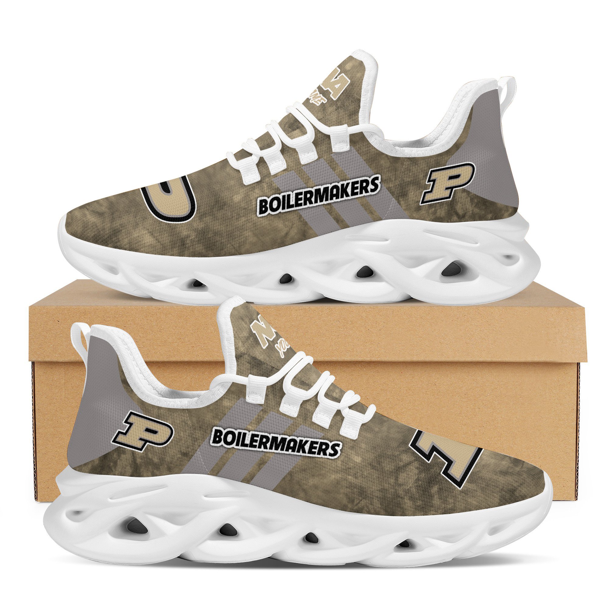 Purdue Boilermakers Max Soul Shoes Sneakers For Men And Women