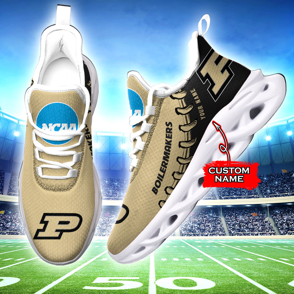 Purdue Boilermakers NCAA Max Soul Shoes Sneakers For Men And Women
