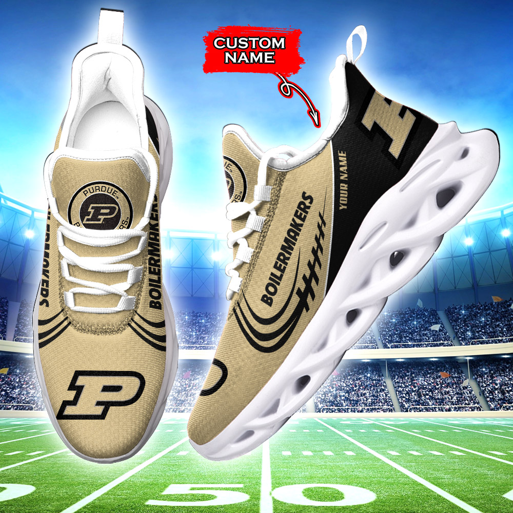 Purdue Boilermakers NCAA Max Soul Shoes Sneakers For Men And Women