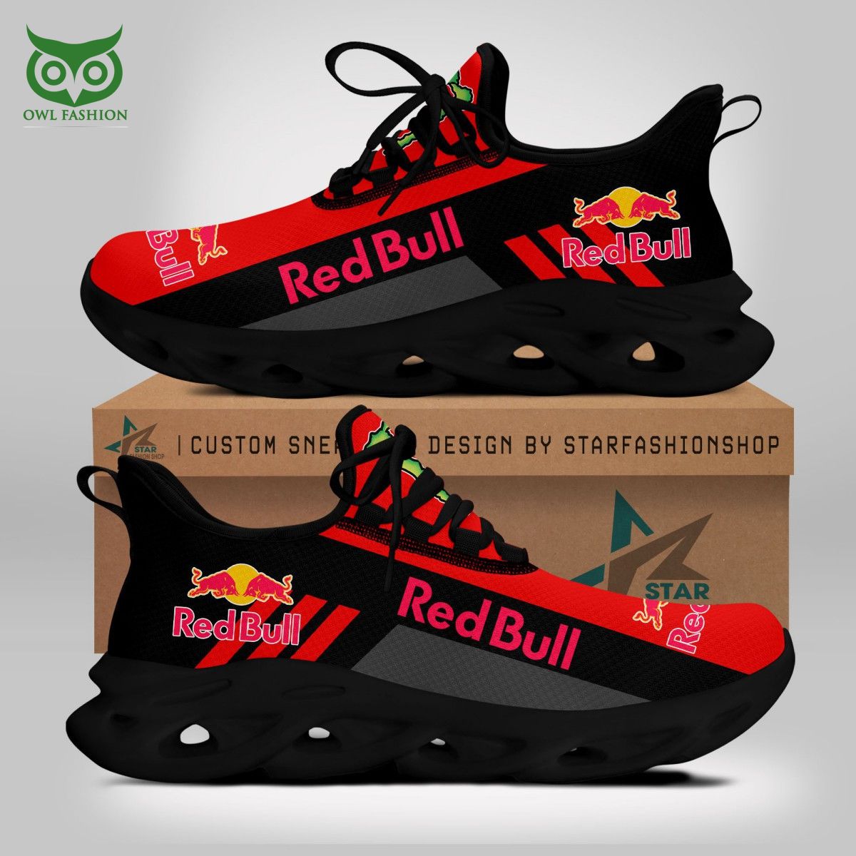 Red Bull Motor Racing Max Soul Shoes Sneakers For Men And Women