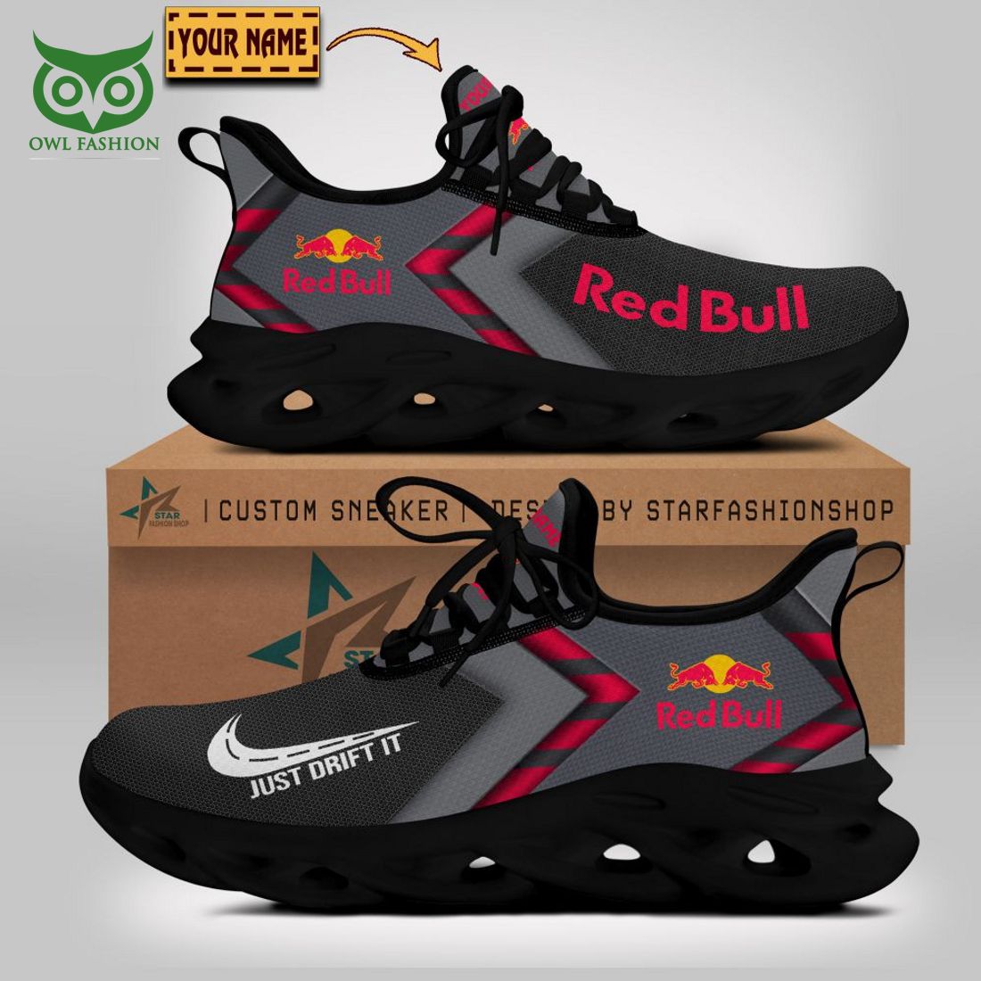 Red Bull Motor Racing Max Soul Shoes Sneakers For Men And Women