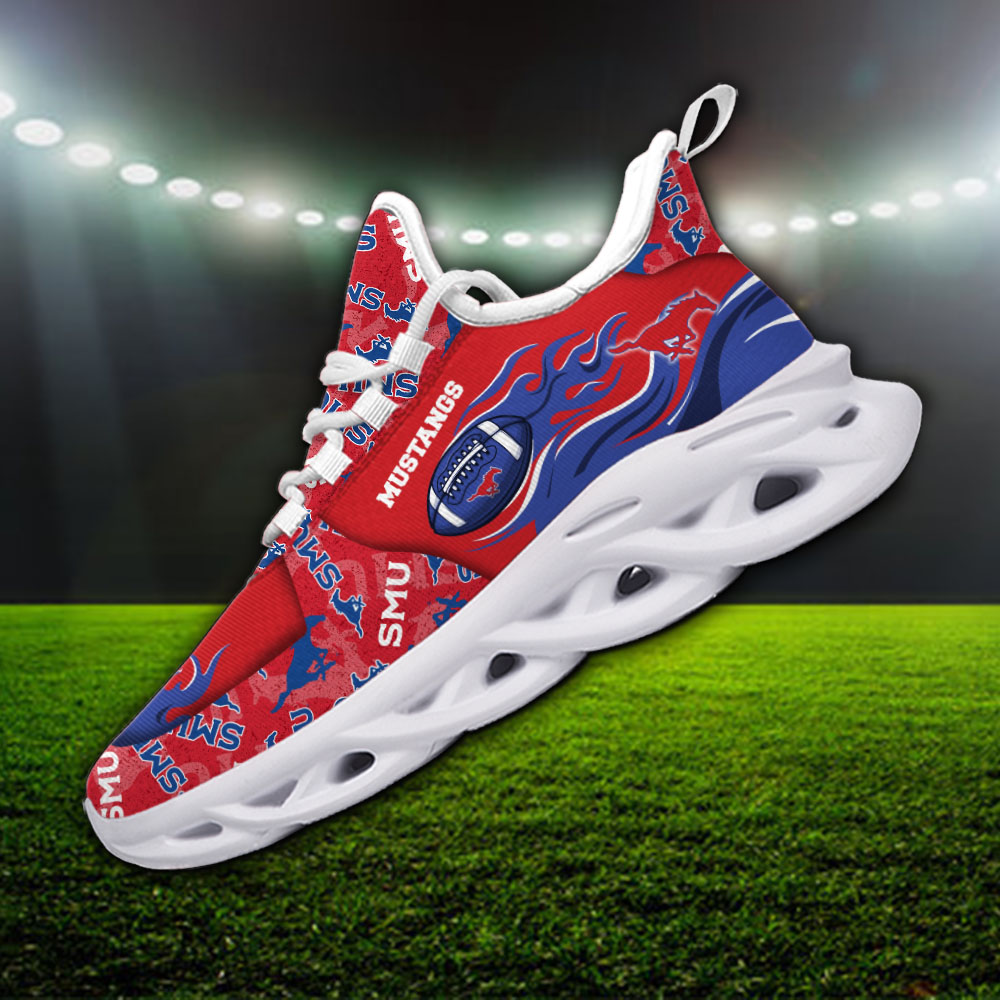 SMU Mustangs NCAA Max Soul Shoes Sneakers For Men And Women